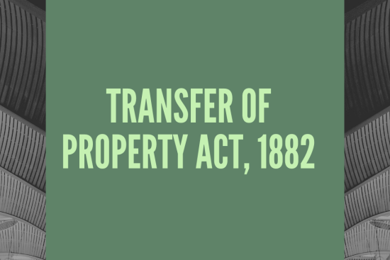 Transfer of Property Act