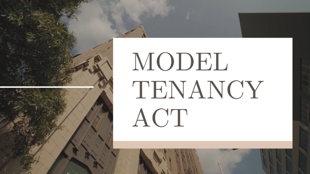 MODEL TENANCY ACT