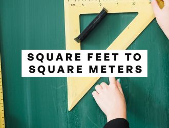 Square Feet to Square Meters